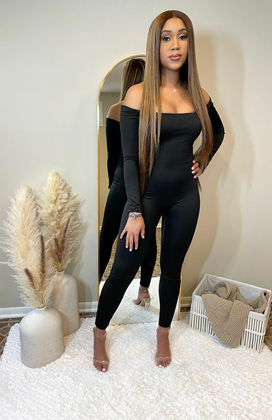 Plain Jane black jumpsuit